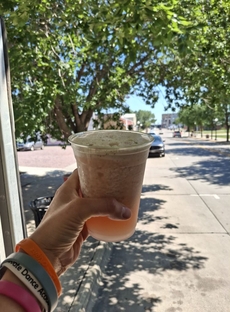 Berry, cucumber, mint icee
